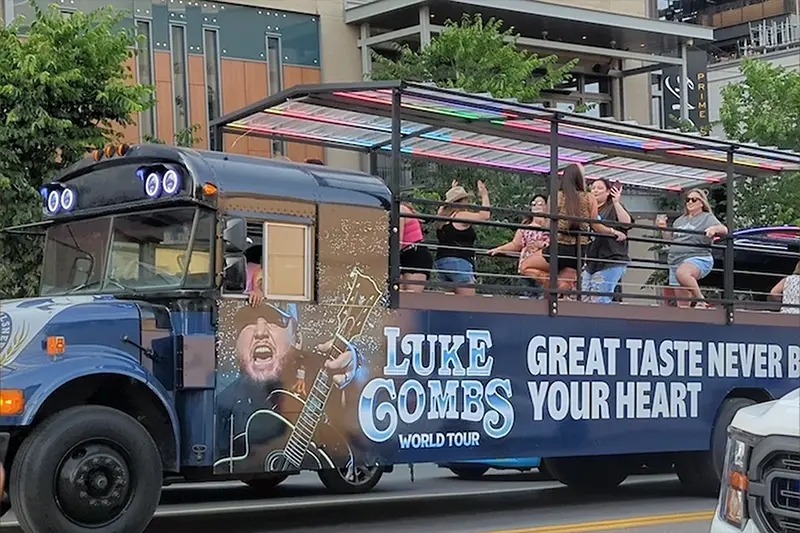 Nashville party bus wraps